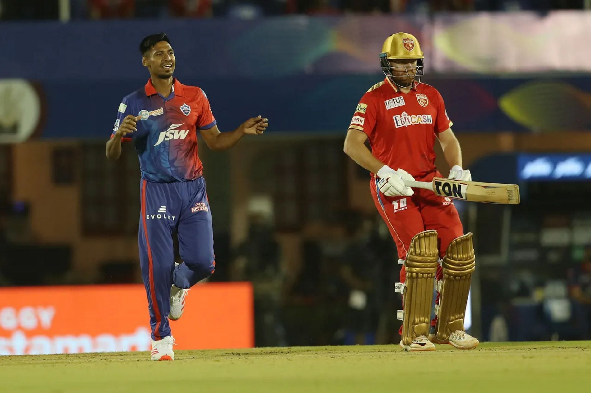Jonny Bairstow (right) during the match against Delhi Capitals. Pic: IPLT20.COM