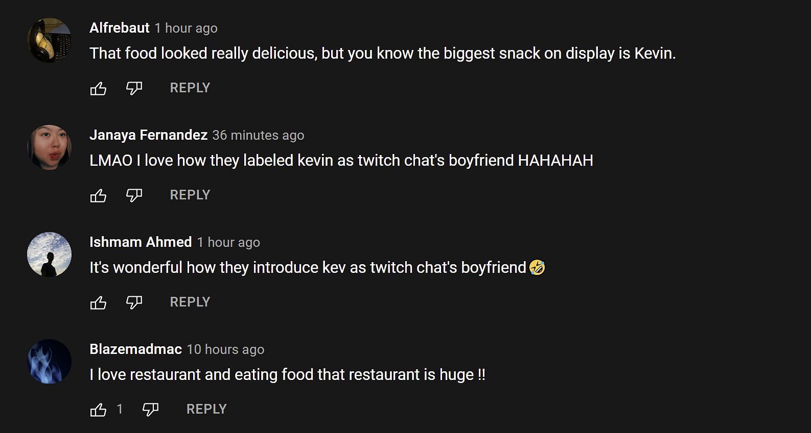 Fans talking about the restaurant (Image via HyperX/YouTube)