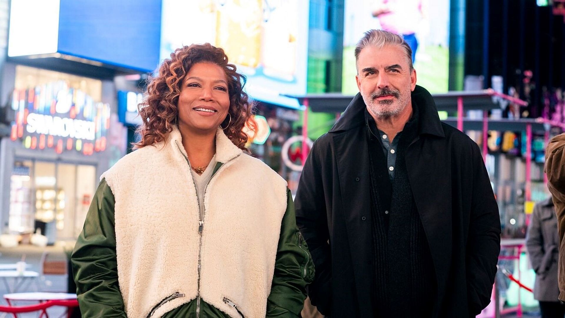 Chris Noth and Queen Latifah in The Equalizer (Image via CBS)