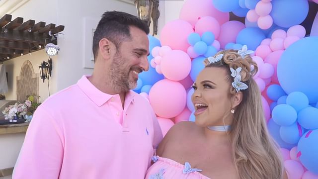 Trisha Paytas and Moses Hacmon host gender reveal party after ...