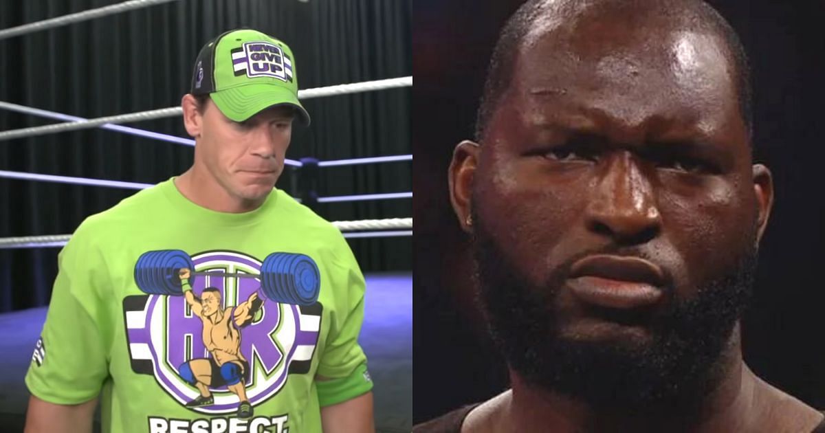 16-time world champion John Cena and RAW Superstar Omos