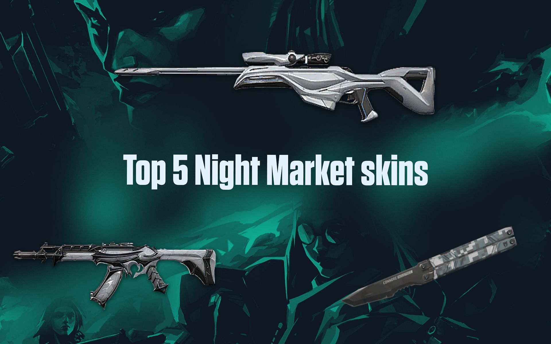 Top 5 skin collections from the upcoming Night Market (Image via Sportskeeda)