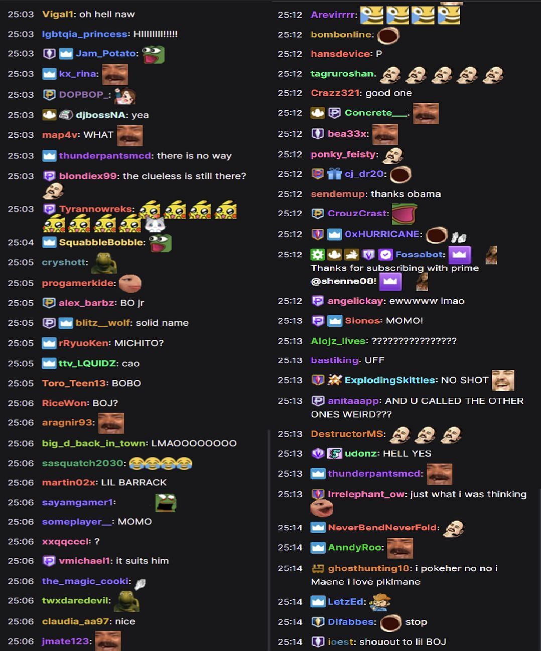 Fans reacting to the streamer's new cat's name (Images via Pokimanelol/Twitch)