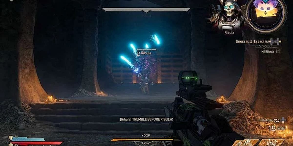 Players can easily defeat Ribula by keeping their distance and using a frost weapon (Image via Gearbox Software)
