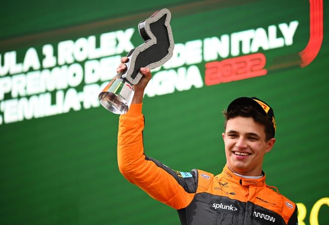 "Amazing race, an amazing weekend" - McLaren's Lando Norris thrilled after surprise P3 finish in 2022 F1 Imola GP