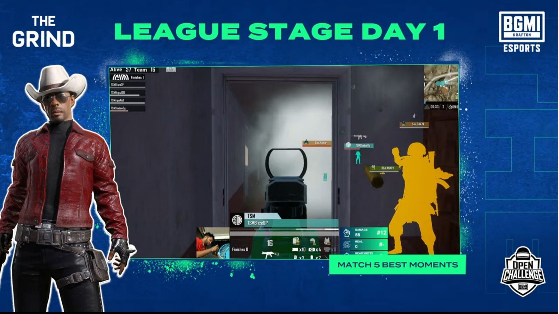 BMOC The Grind League Stage Day 1 (Image via BGMI)