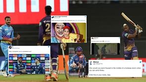 "Dayaben better bowling all-rounder than Venkatesh Iyer!" - Fans roast KKR top-order for another flop show in IPL 2022