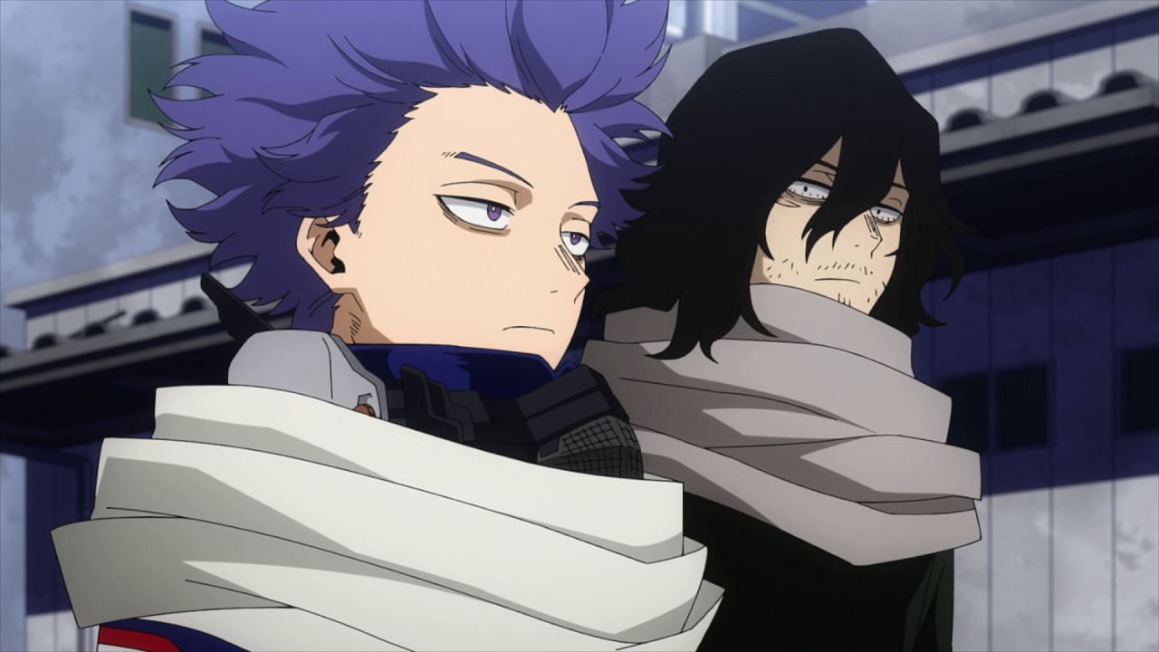 Aizawa brings Shinsou to the joint training (Image via Studio Bones)