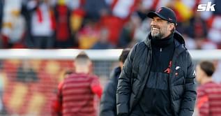 "Puts him in the bracket of legend" - Jurgen Klopp heaps praise on Liverpool forward and calls him 'a machine'