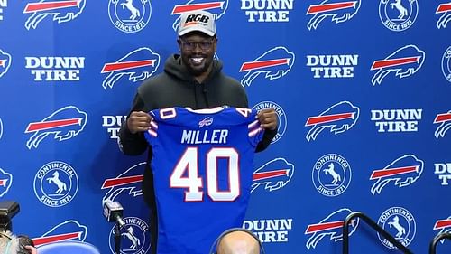 New Buffalo Bills LB Von Miller. Source: WKBW