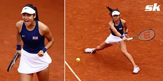 "I have no toenails, my foot, my shoes, they've just been sliding around a lot" - Emma Raducanu on claycourt training