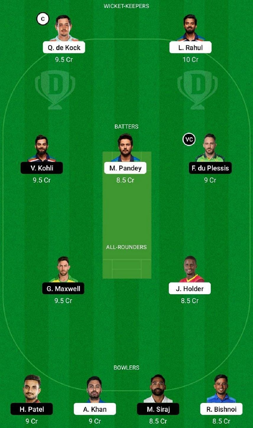 LSG vs RCB Dream11 Fantasy Tip #1