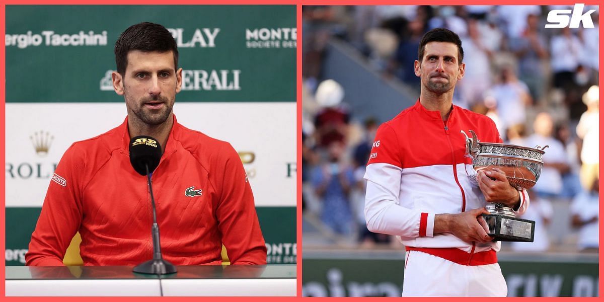 Novak Djokovic revealed that winning Roland Garros was his ultimate aim for the 2022 clay swing