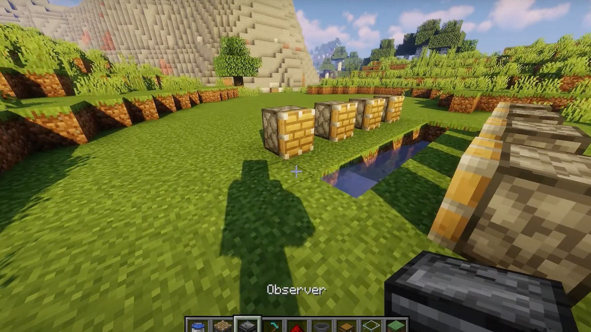 Pistons should be placed to make this Minecraft farm function properly (Image via NaMiature/YouTube)