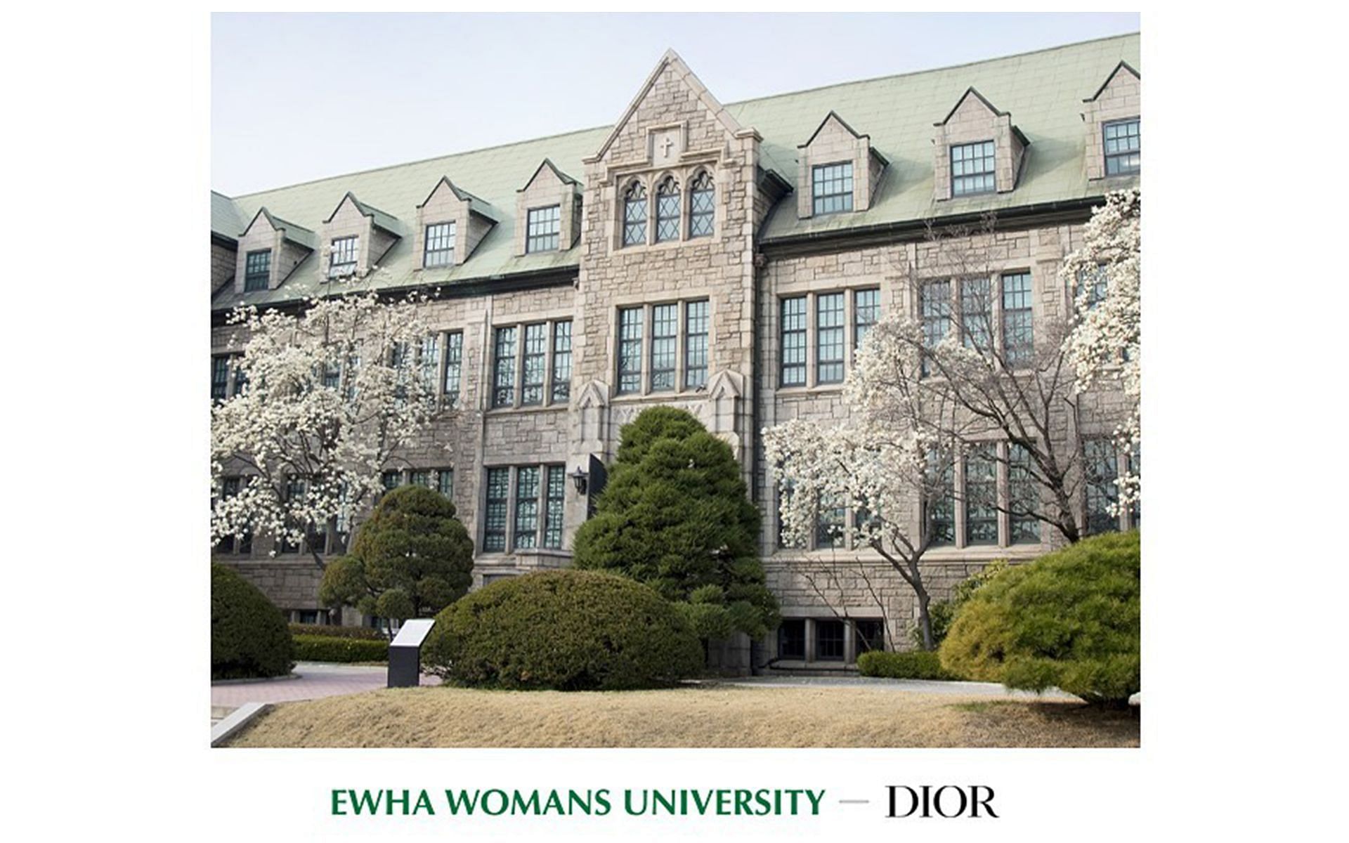 Christian Dior to hold its runway at Ewha Womans University (Image via @ewha.w.univ/Instagram)
