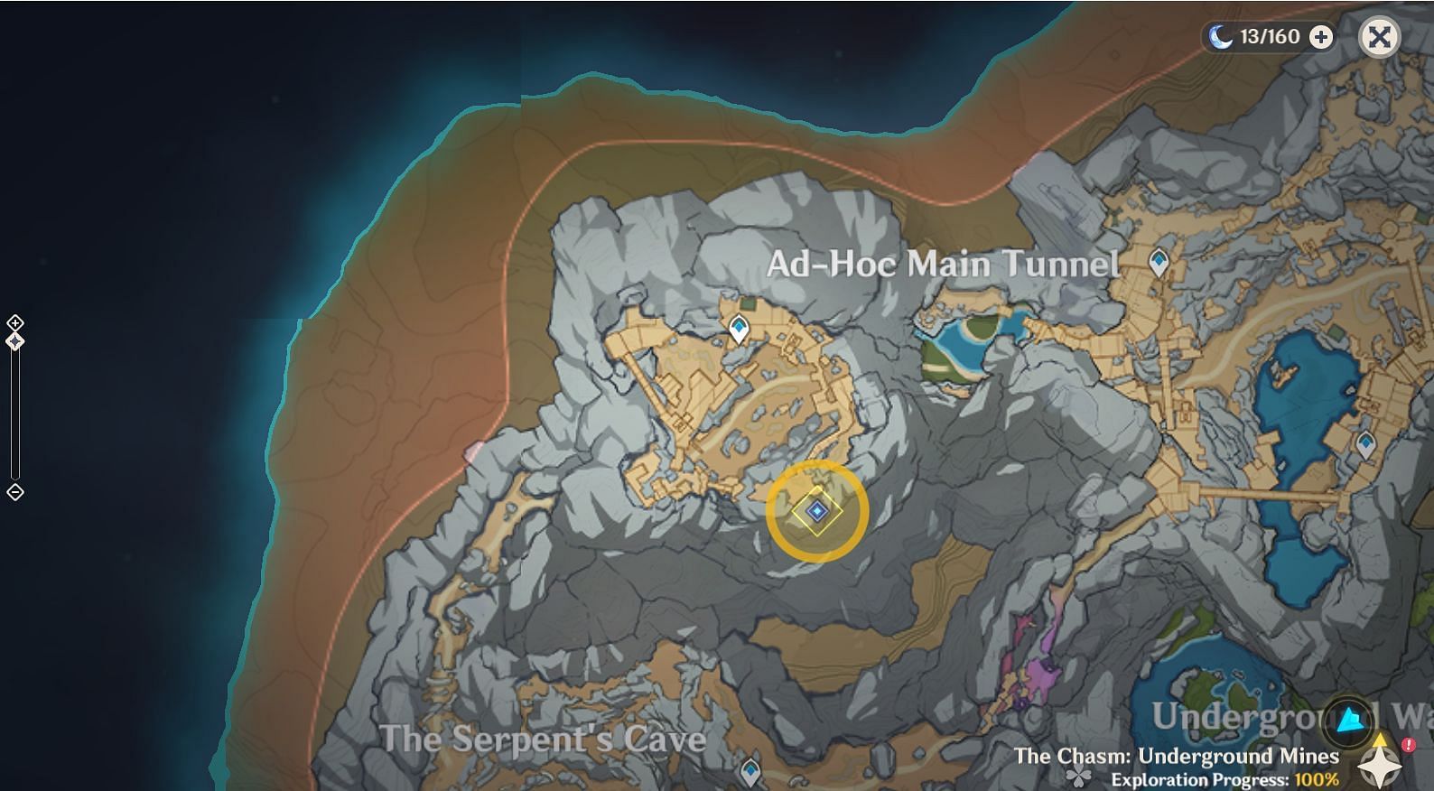 Go to the supply station south of the Ad-Hoc Main Tunnel (Image via Genshin Impact)