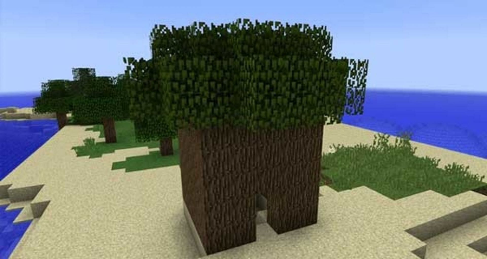 A tree home can make for a cozy living space (Image via Mojang/Tynker)