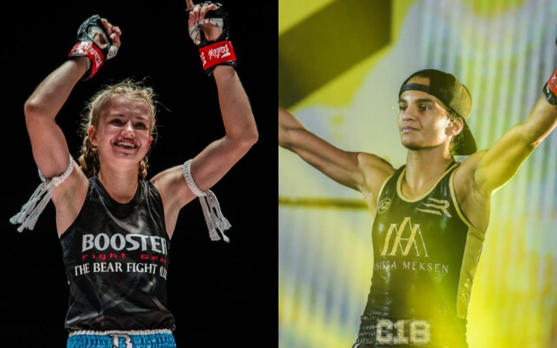 Marie Ruumet (left) isn&#039;t a fun of putting added pressure onto herself ahead of her match against Anissa Meksen (right) at ONE 156: Eersel vs. Sadikovic. [Photos ONE Championship]