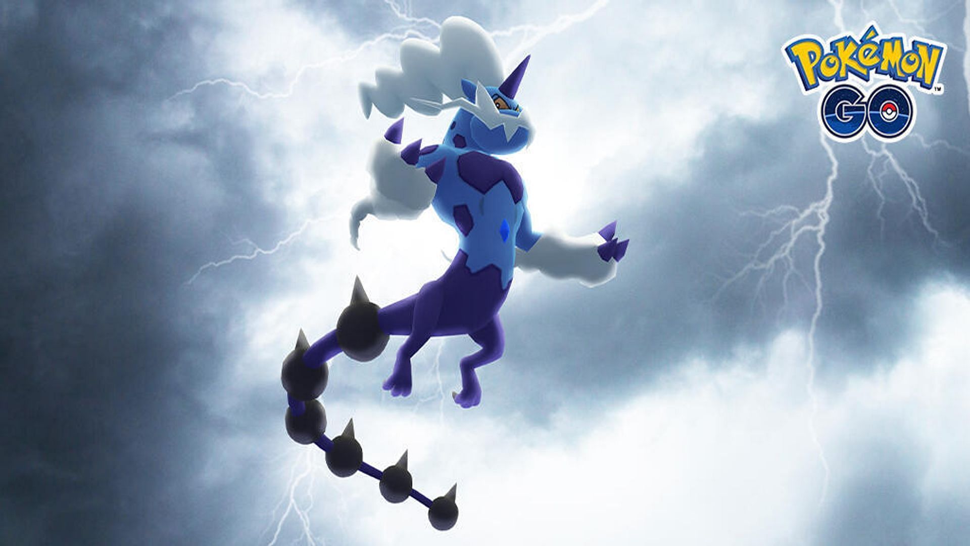 Thundurus Therian&#039;s announcement artwork for Pokemon GO (Image via Niantic)
