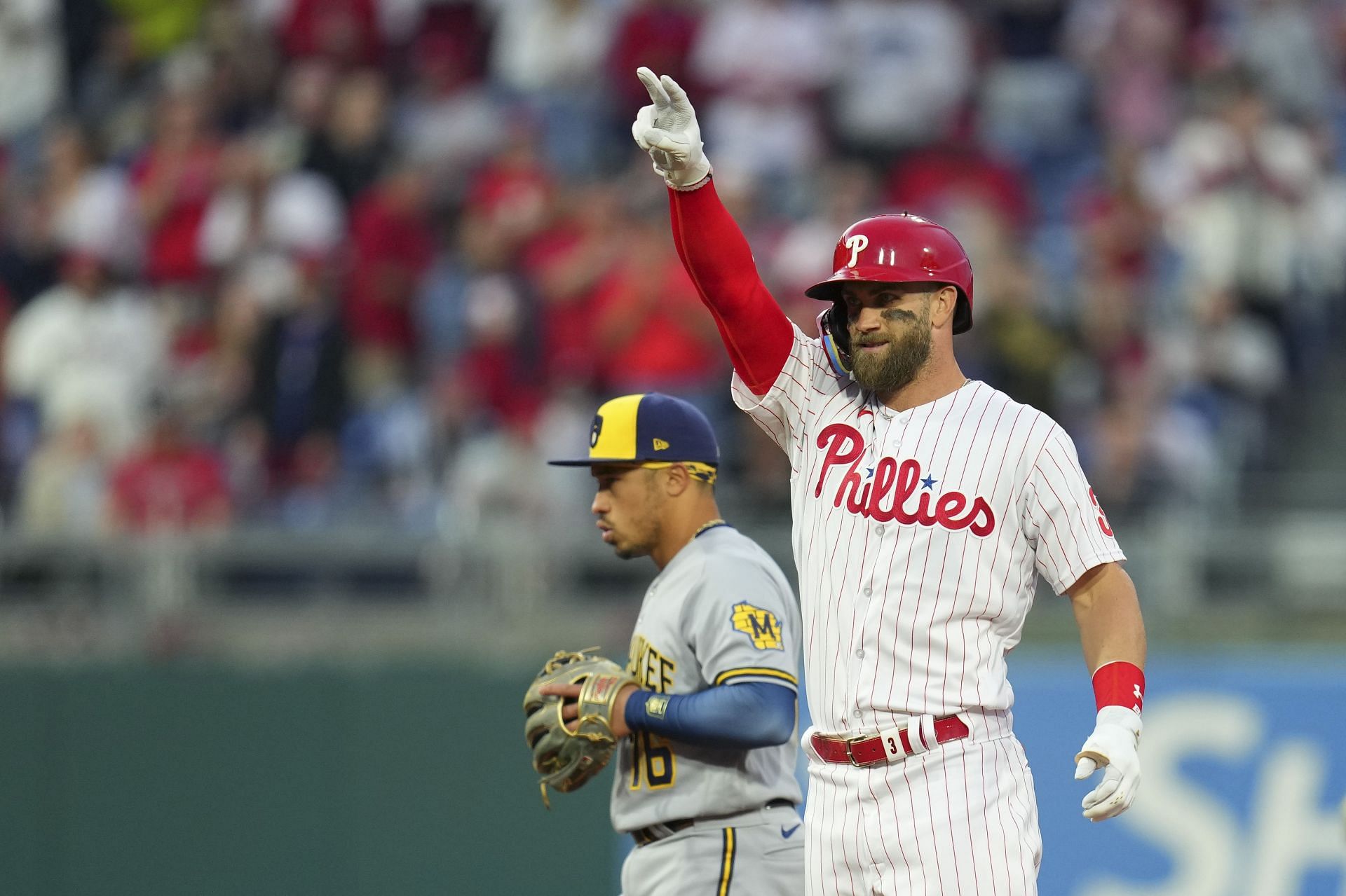 Bryce Harper leads the Phillies with 13 RBIs
