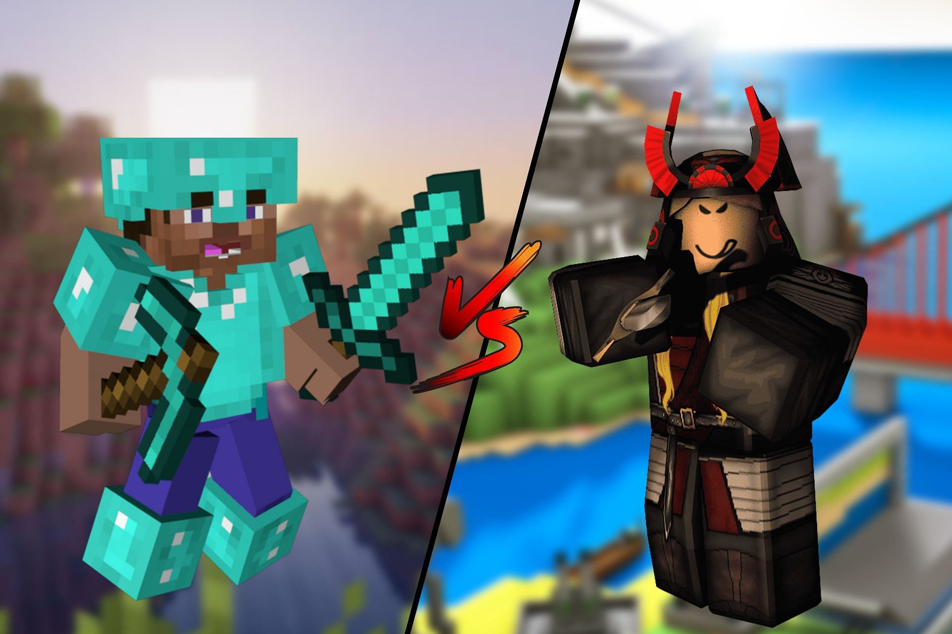 Roblox versus Minecraft comparison (Image via Sportskeeda)