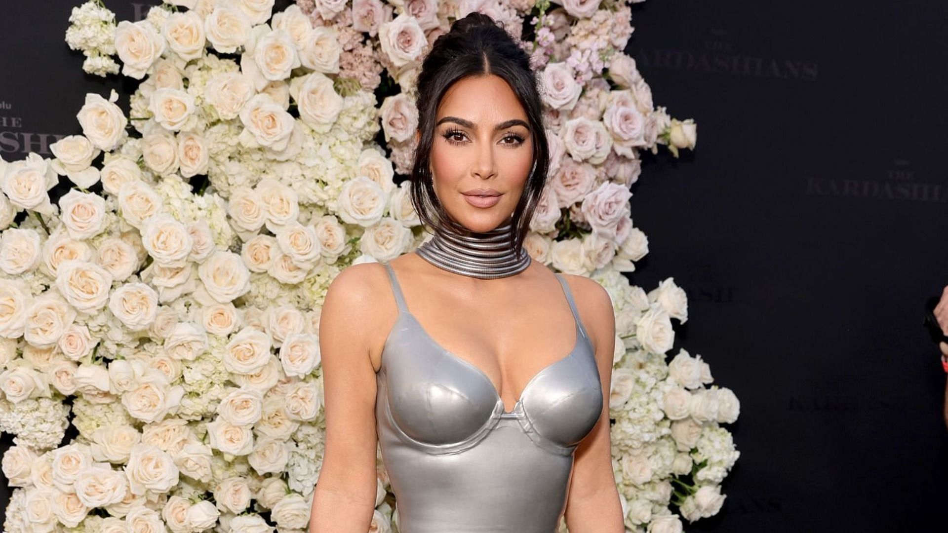 Kim Kardashian makes solo TikTok debut with her glam squad (Image via Emma McIntyre/Getty Images)