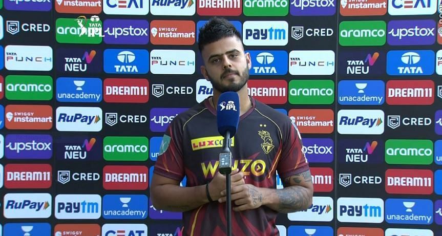 Nitish Rana is yet to fire in the 2022 IPL so far (PC: IPLT20.com)