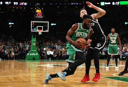 Jaylen Brown lead the Celtics with 22 points in Game 2.