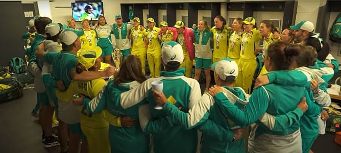 [WATCH] "It would have been easy to make excuses" - Australian coach addresses team after Women's World Cup 2022 triumph