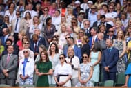 Martina Navratilova among the spectators at the 2019 Wimbledon.