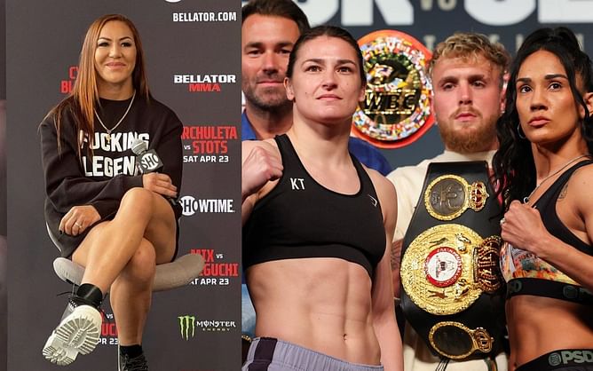 Cris Cyborg casts her prediction for Katie Taylor vs. Amanda Serrano