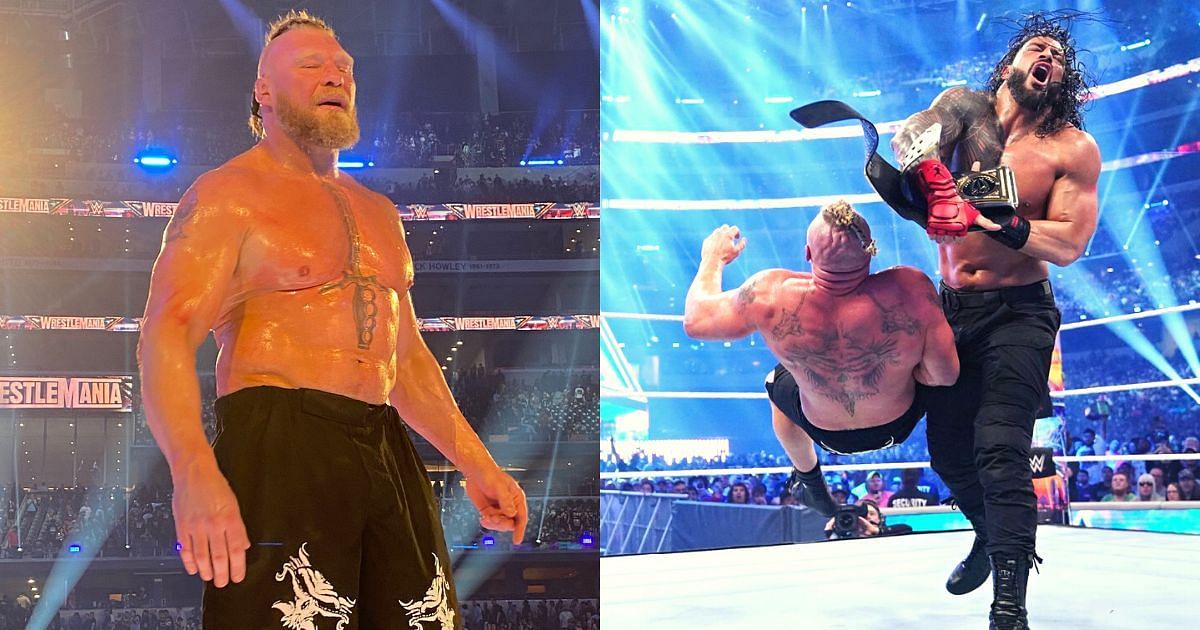 Brock Lesnar lost to Roman Reigns at WrestleMania 38.