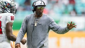 WATCH: Jackson State HC Deion Sanders allowed his players to fight each other during spring practice session