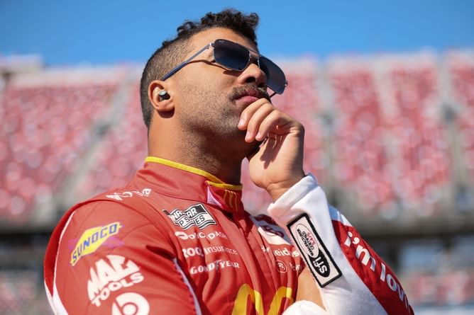 Where is Bubba Wallace Jr. on the NASCAR Cup Series table after the GEICO 500 at Talladega Superspeedway?