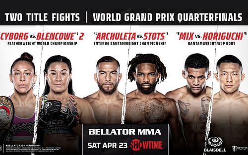 The poster for Bellator 279 (Photo credit BellatorMMA).