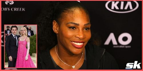 Serena Williams was invited to the wedding of Brooklyn Beckham & Nicola Peltz [inset]