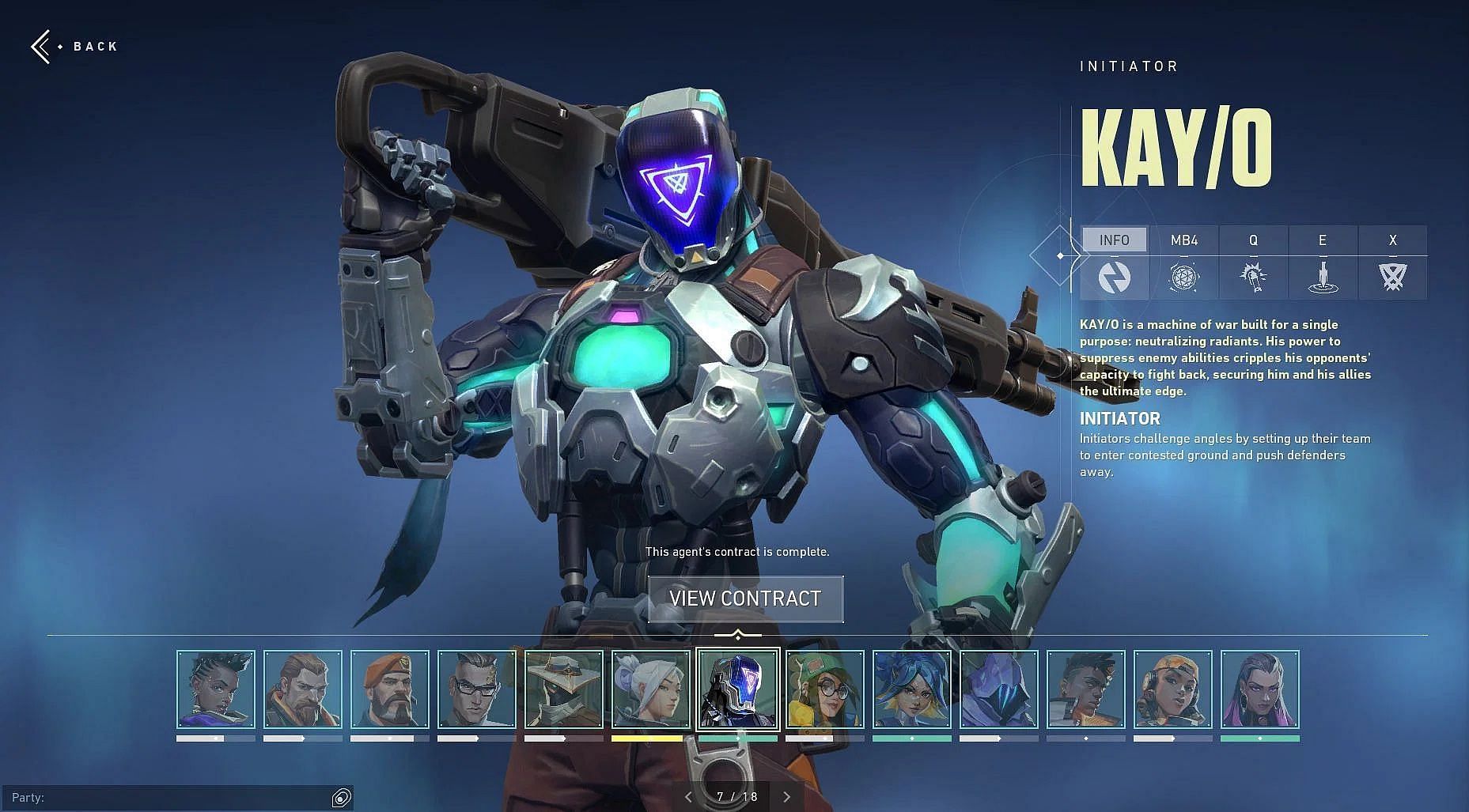 KAY/O is another initiator in Valorant (Image via Riot Games)