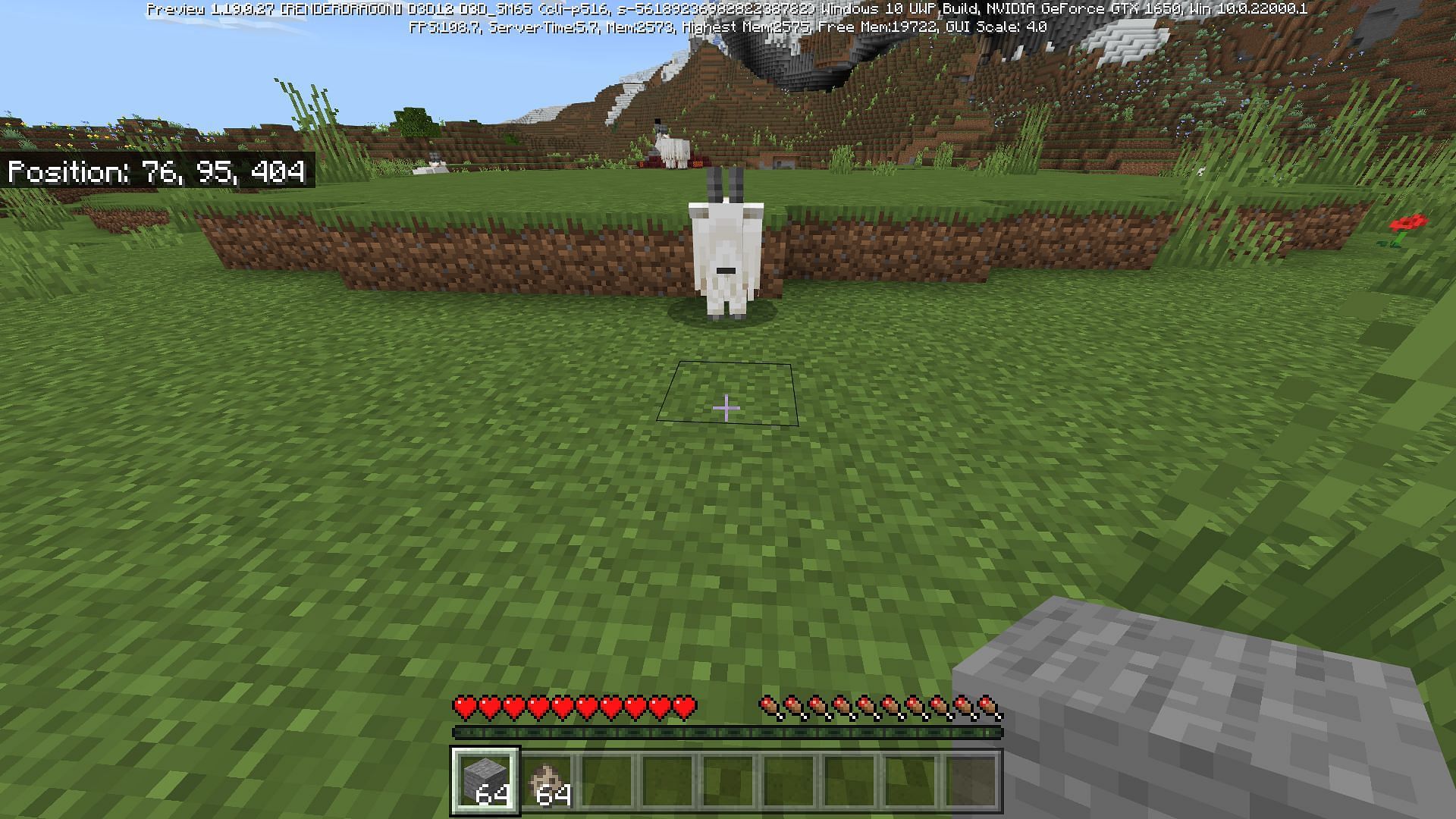 The mob ready to attack the player (Image via Mojang)