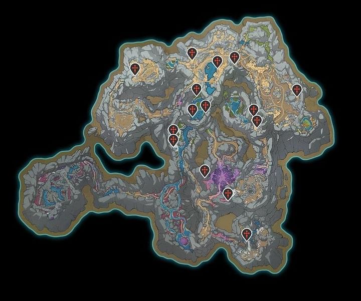 All time trial challenge locations in The Chasm: Genshin Impact ...