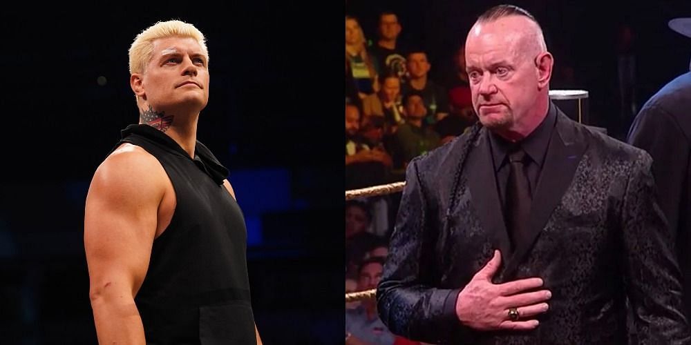 Cody Rhodes and WWE Hall of Famer The Undertaker