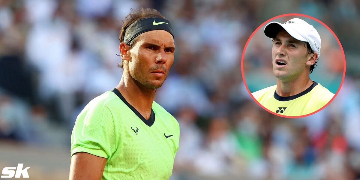 Casper Ruud [inset] shed some light on Rafael Nadal&#039;s claycourt prowess