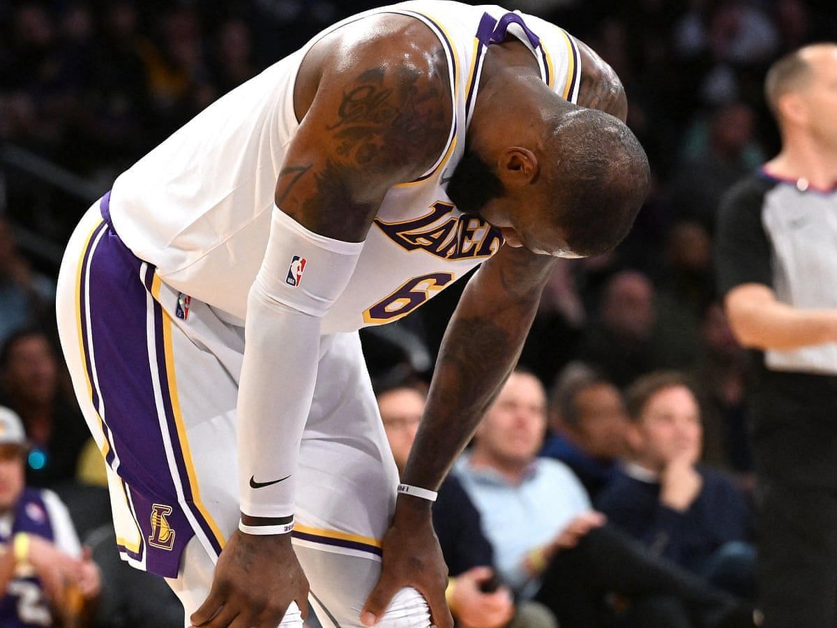 LeBron James gave it is all, but could not carry the LA Lakers to the win over the New Orleans Pelicans. [Photo: The Guardian]
