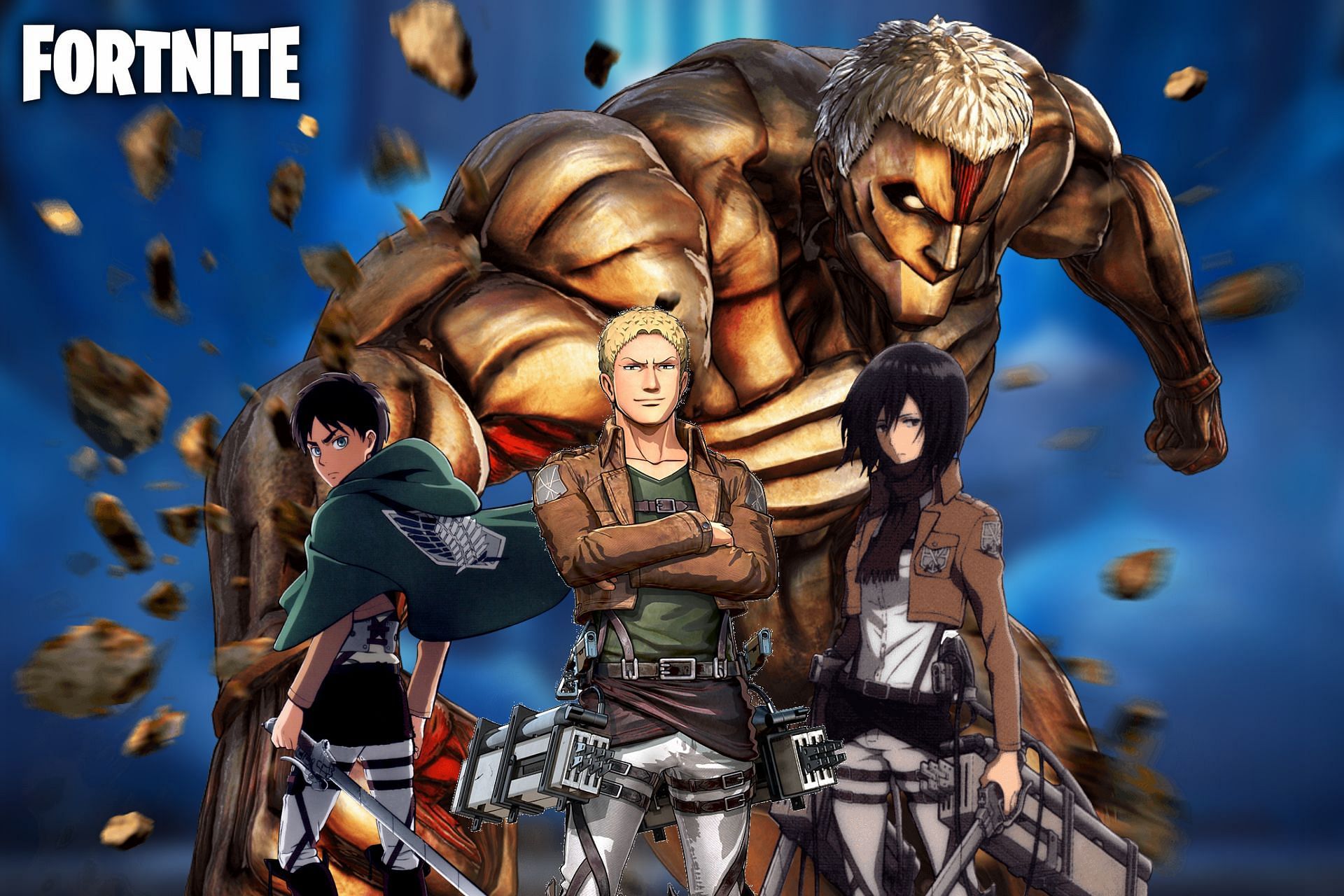 Fortnite: Como conseguir as skins de Attack on Titan