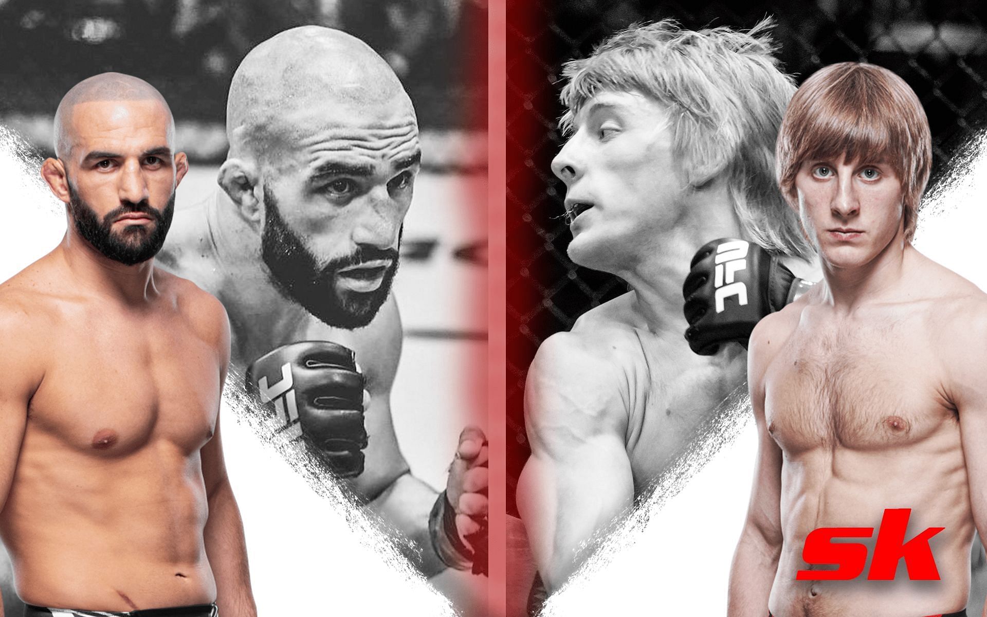Jared Gordon (left) &amp; Paddy Pimblett (right) [Image Credits- @jaredflashgordon on Instagram &amp; UFC.com]