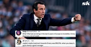 "Most criminally underrated manager in European football" - Fans laud Unai Emery for masterminding Villarreal's 1-0 win over Bayern Munich