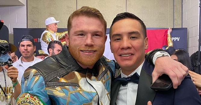 Watch: Canelo Álvarez and Oscar Valdez hit the aqua bag ahead of their title fights
