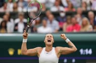 Aryna Sabalenka at Wimbledon 2021.