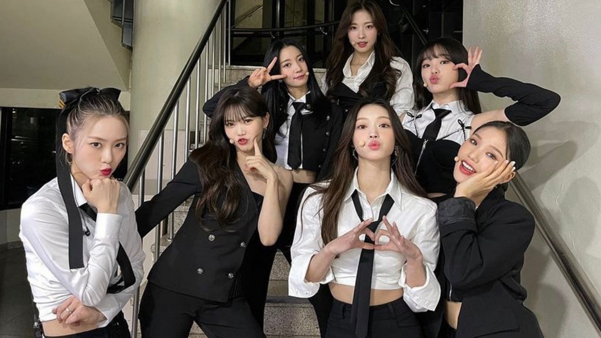 The K-pop girl group has come under fire recently (Image via wm_ohmygirl/Instagram)