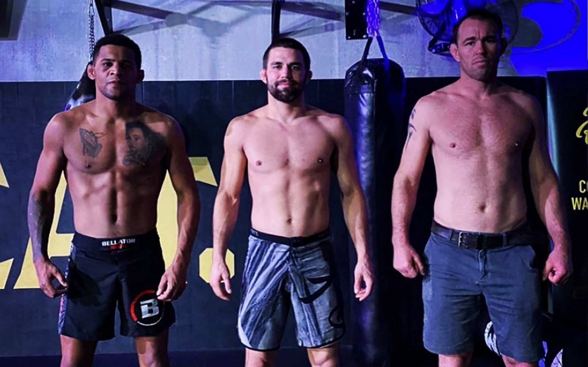 Garry Tonon (C) worked out with Patchy Mix (L) and Jake Shields (R). | [Photo: @patchymix on Instagram]