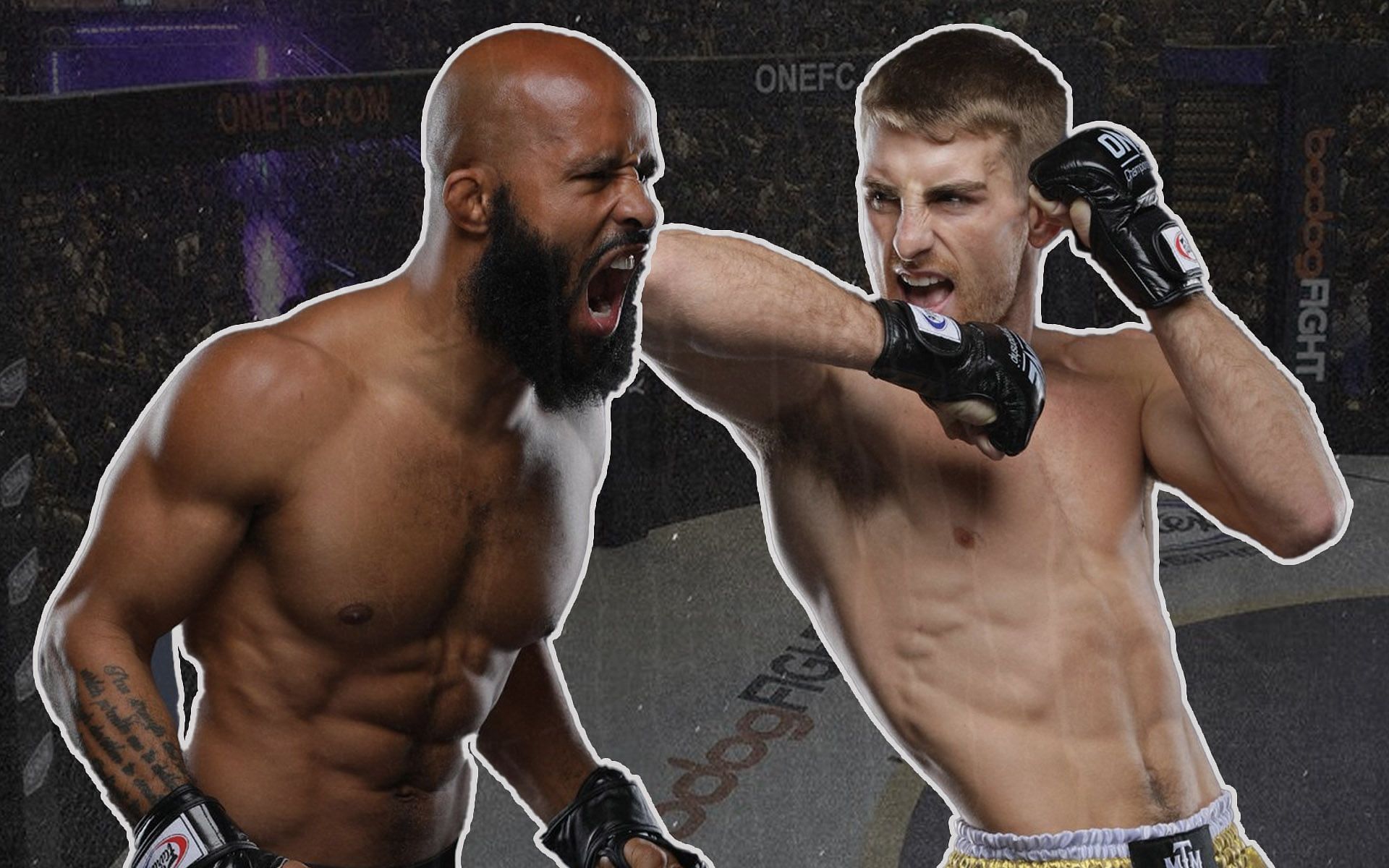 Would Demetrious Johnson (L) vs. Jonathan Haggerty (R) be a matchup that excites fans? | [Photos: ONE Championship]